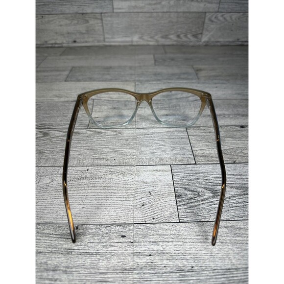 Maui Jim Eyeglasses Frames MJO2122-06E Clear Blue Brown Cat Eye 53-16-135 Italy - Picture 3 of 6